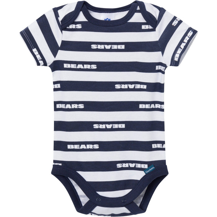 3-Pack Baby Boys Chicago Bears Bodysuit Set NFL NFL