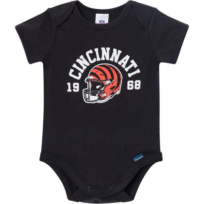 3-Pack Baby Boys Cincinatti Bengals Bodysuit Set NFL NFL