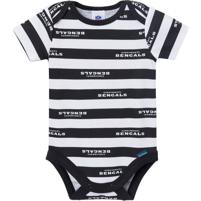 3-Pack Baby Boys Cincinatti Bengals Bodysuit Set NFL NFL