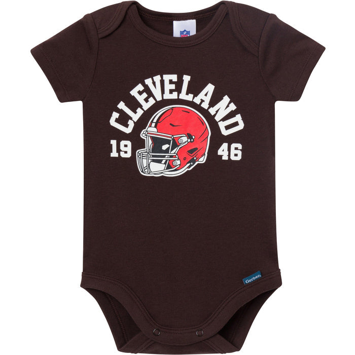 3-Pack Baby Boys Cleveland Browns Bodysuit Set NFL NFL