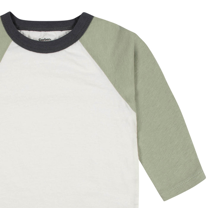 3-Pack Baby & Toddler Boys Color Me Camo Long Sleeve Baseball Tees-Gerber Childrenswear