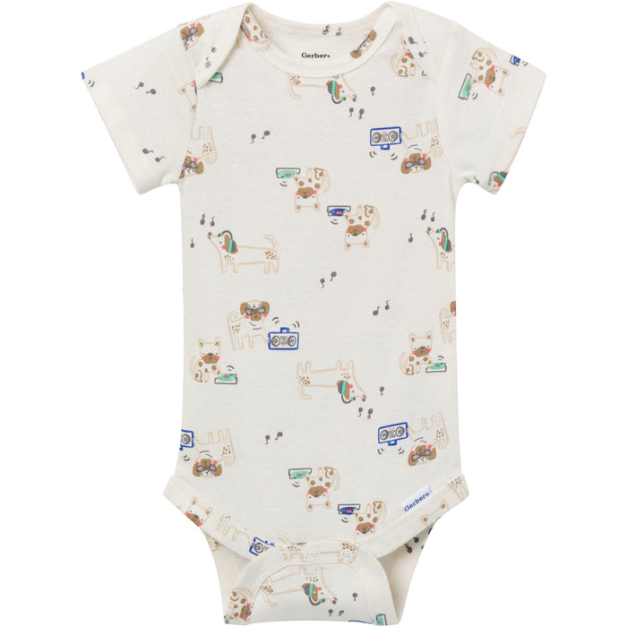 3-Pack Baby Boys Cool Dude Short Sleeve Onesies® Bodysuits Onesies Bodysuits Gerber®
