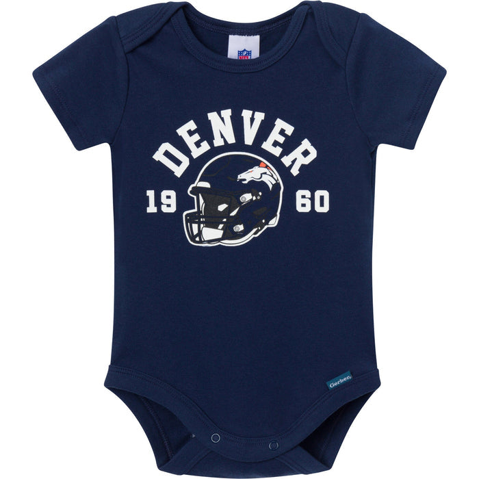 3-Pack Baby Boys Denver Broncos Bodysuit Set NFL NFL