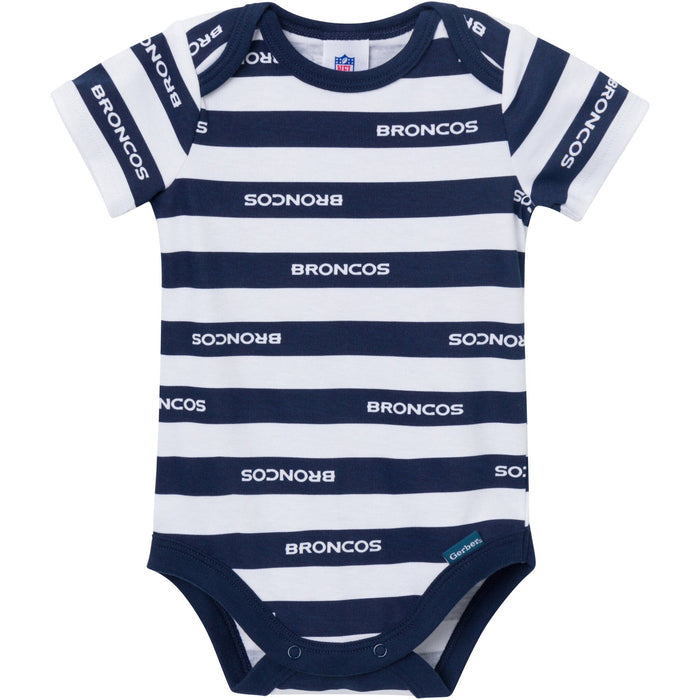 3-Pack Baby Boys Denver Broncos Bodysuit Set NFL NFL