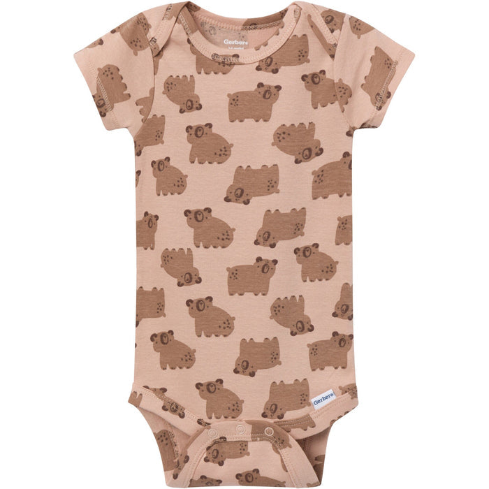 3-Pack Baby Boys Little Cub Short Sleeve Onesies® Bodysuits Onesies Bodysuits Gerber®