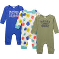 3-Pack Baby Boys Little Dude Lap Shoulder Footless Pajamas sleepwear Gerber®