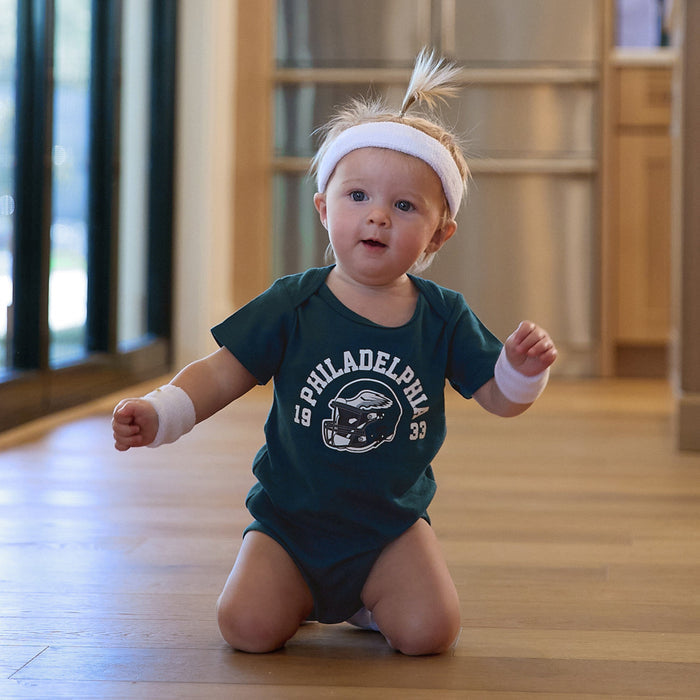 3-Pack Baby Boys Philadelphia Eagles Short Sleeve Bodysuits NFL NFL