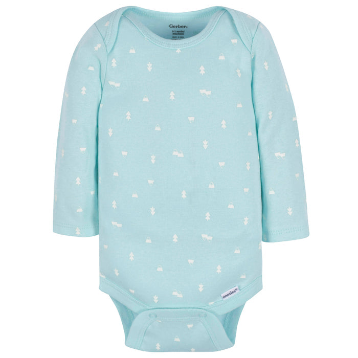 3-Pack Baby Boys Polar Pals Long Sleeve Onesies® Bodysuits