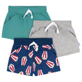 3-Pack Baby Boys Popcorn Knit Shorts Pants & Bottoms Gerber®