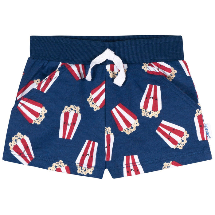 3-Pack Baby Boys Popcorn Knit Shorts Pants & Bottoms Gerber®