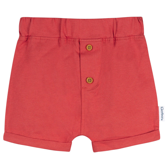 3-Pack Baby Boys Red, White & Blue Shorts Pants & Bottoms Gerber®