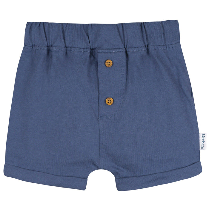 3-Pack Baby Boys Red, White & Blue Shorts Pants & Bottoms Gerber®