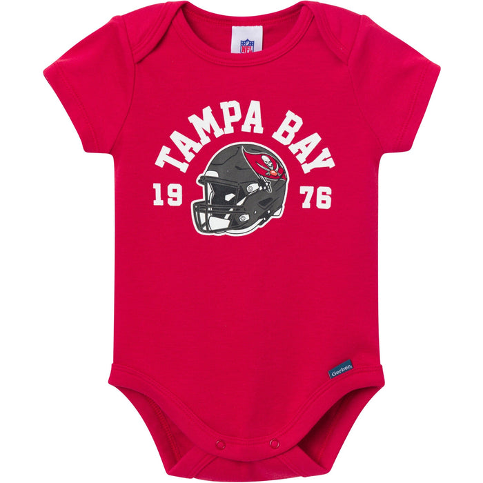 3-Pack Baby Boys Tampa Bay Buccaneers Bodysuit Set NFL NFL