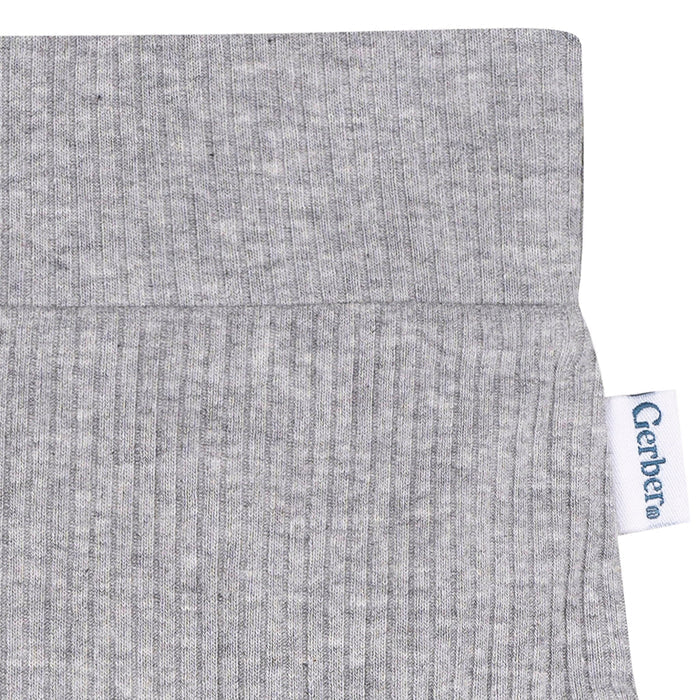 3-Pack Baby Girls Aqua, Gray & Purple Bubble Shorts Pants & Bottoms Gerber®