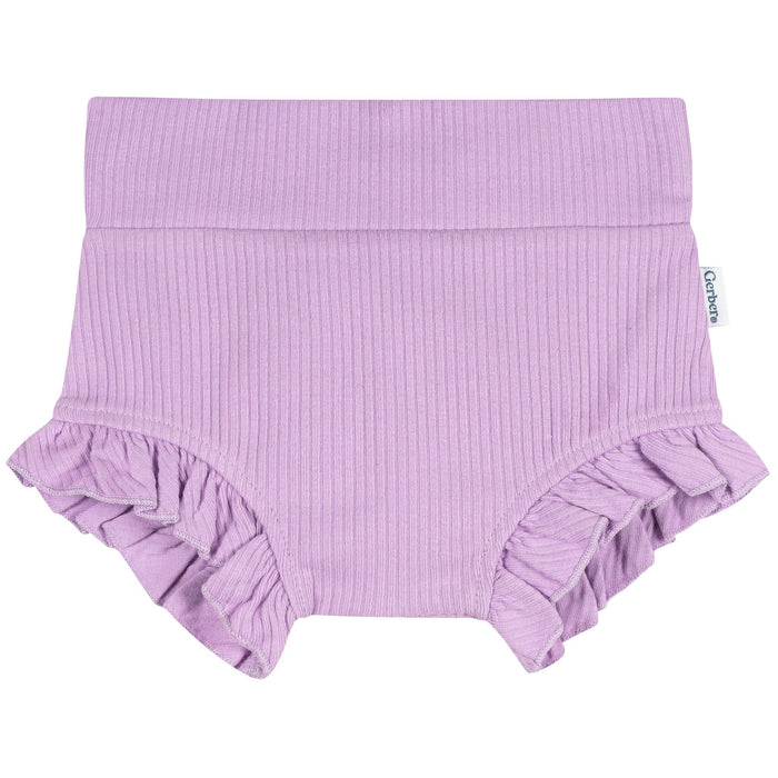 3-Pack Baby Girls Aqua, Gray & Purple Bubble Shorts Pants & Bottoms Gerber®