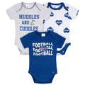 3-Pack Baby Girls Buffalo Bills Bodysuit Set Onesies Bodysuits NFL