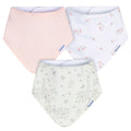 3-Pack Baby Girls Deer Bandana Bib Bibs & Burp Cloths Gerber®
