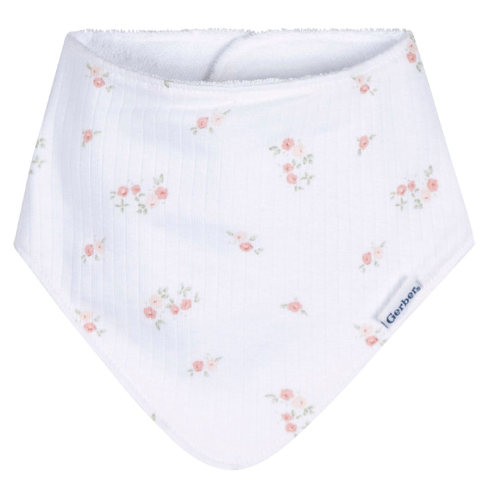 3-Pack Baby Girls Deer Bandana Bib Bibs & Burp Cloths Gerber®