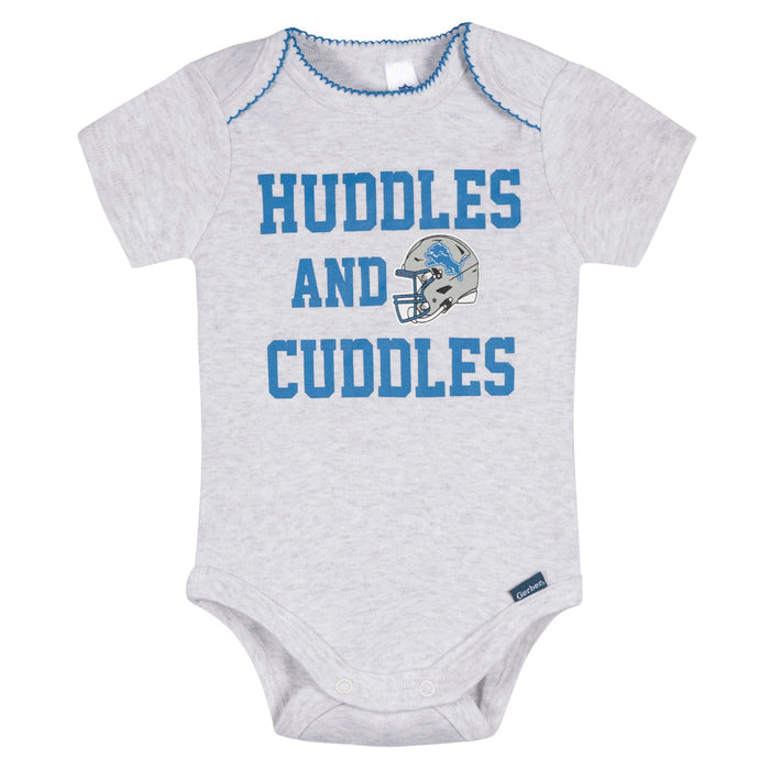 3-Pack Baby Girls Detroit Lions Bodysuit Set Onesies Bodysuits NFL