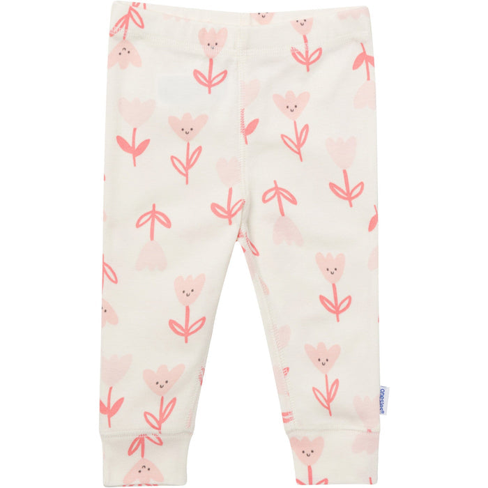 3-Pack Baby Girls Flowers Active Pants Pants & Bottoms Gerber®