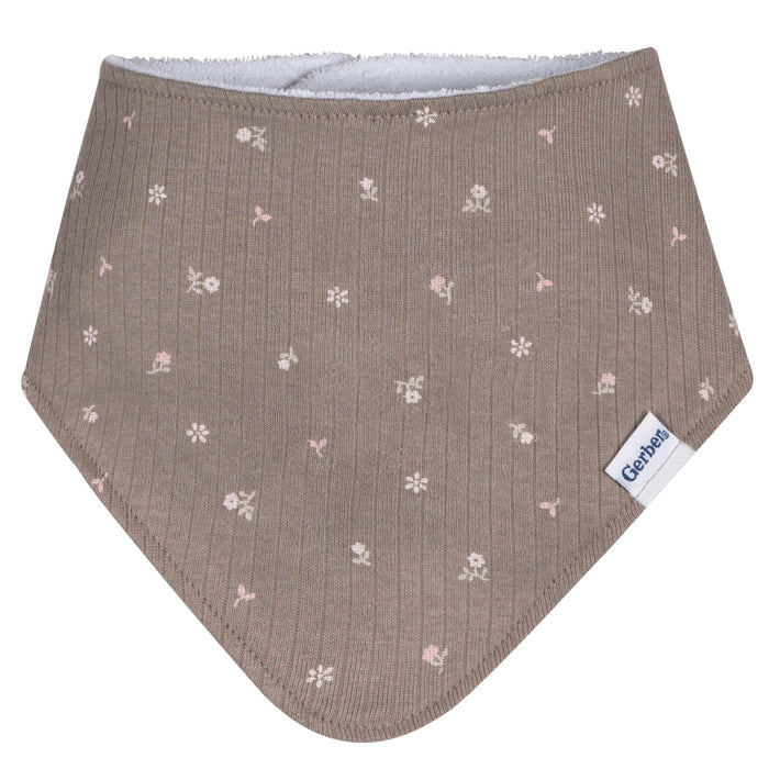 3-Pack Baby Girls Garden Bandana Bib Bibs & Burp Cloths Gerber®