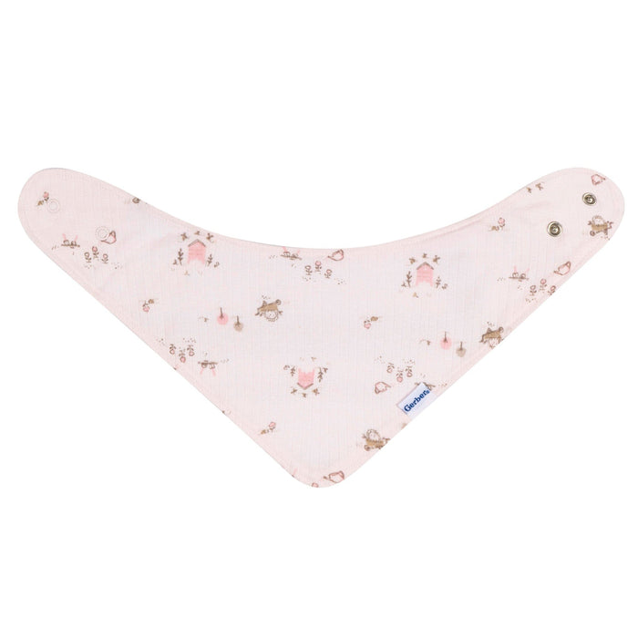 3-Pack Baby Girls Garden Bandana Bib Bibs & Burp Cloths Gerber®