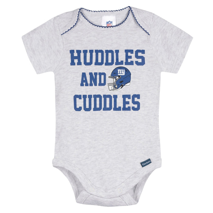 3-Pack Baby Girls New York Giants Bodysuit Set Onesies Bodysuits NFL