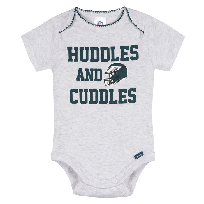 3-Pack Baby Girls Philidelphia Eagles Bodysuit Set Onesies Bodysuits NFL