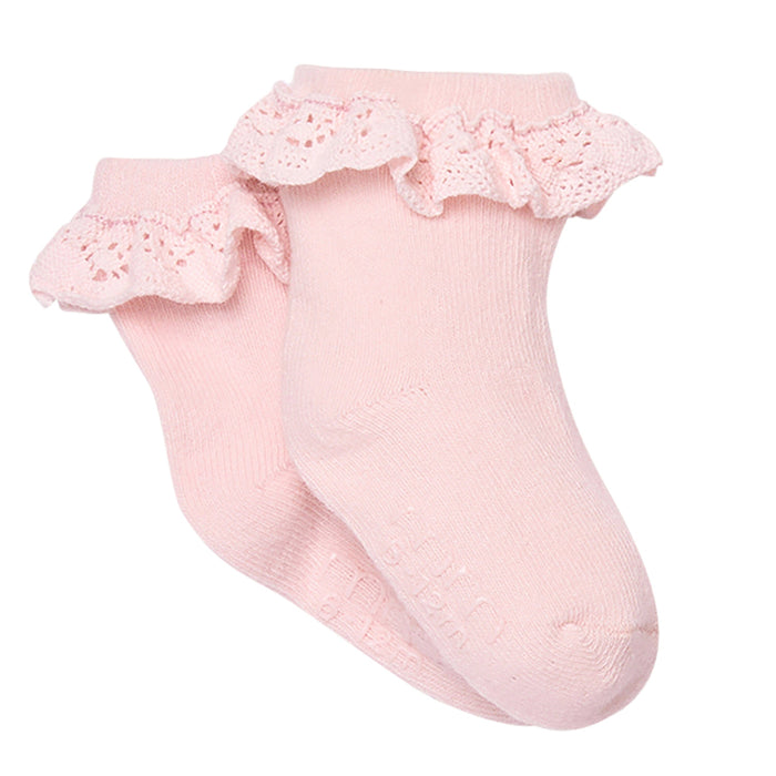 3-Pack Baby Girls Pink Lace Socks socks modern moments™ by Gerber®
