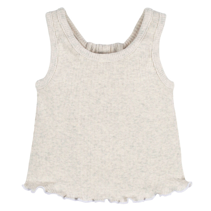 3-Pack Baby & Toddler Girls Sweet Florals Racer Back Tank Tops-Gerber Childrenswear