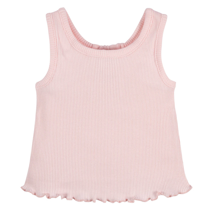 3-Pack Baby & Toddler Girls Sweet Florals Racer Back Tank Tops-Gerber Childrenswear