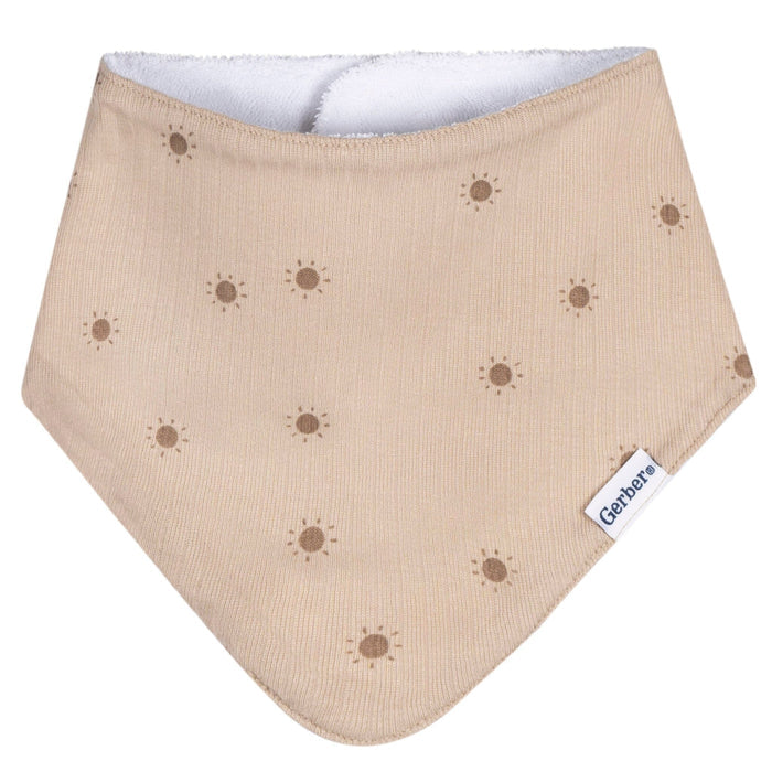 3-Pack Baby Neutral Safari Bandana Bib Bibs & Burp Cloths Gerber®