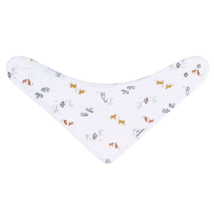 3-Pack Baby Neutral Safari Bandana Bib Bibs & Burp Cloths Gerber®