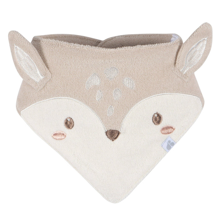 3-Pack Baby Neutral Tan Bandana Bib bibs Just Born®