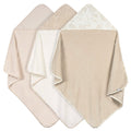 3-Piece Baby Neutral Tan Hooded Towel Bath Gerber®