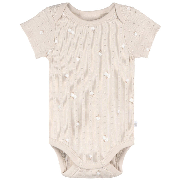 3-Piece Baby Neutral Tan/Brown Bodysuit Set Gerber®