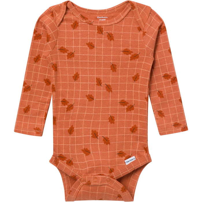 3-Pack Baby Neutral Thankful Long Sleeve Onesies® Bodysuits Onesies Bodysuits Gerber®