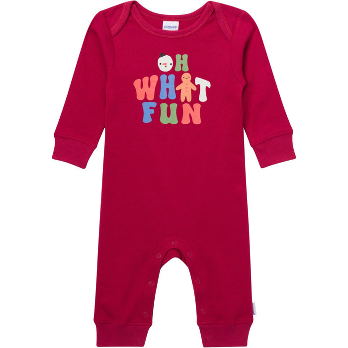 3-Pack Baby Neutral What Fun Pumpkin Lap Shoulder Footless Pajamas sleepwear Gerber®