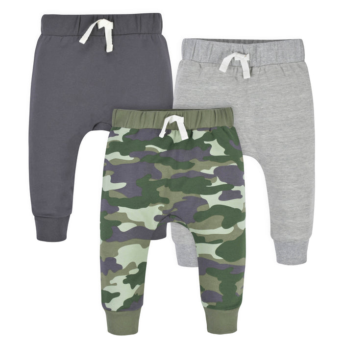 3-Pack Baby & Toddler Boys Camo Premium Jogger-Gerber Childrenswear