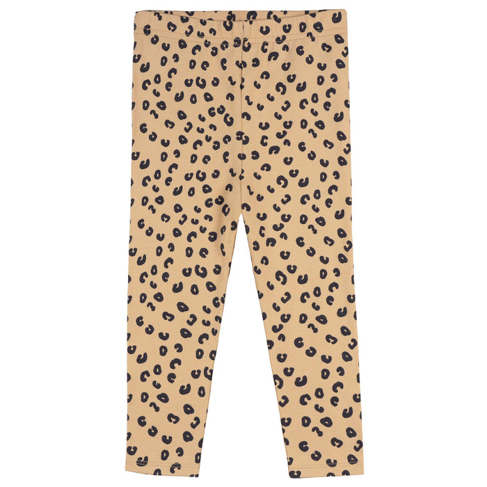 3-Pack Baby & Toddler Girls Green, Leopard Print and Blue Jeggings bottoms Gerber®