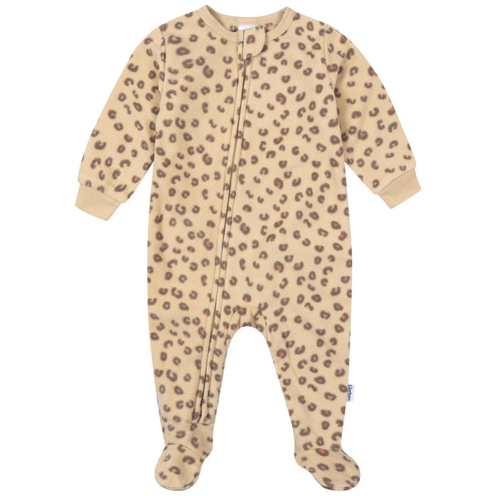 3-Pack Baby & Toddler Girls Hearts Footed Fleece Pajamas Sleepwear Gerber®