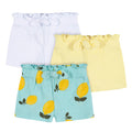 3-Pack Baby & Toddler Girls Picnic Day Dreams Pull-On Knit Shorts