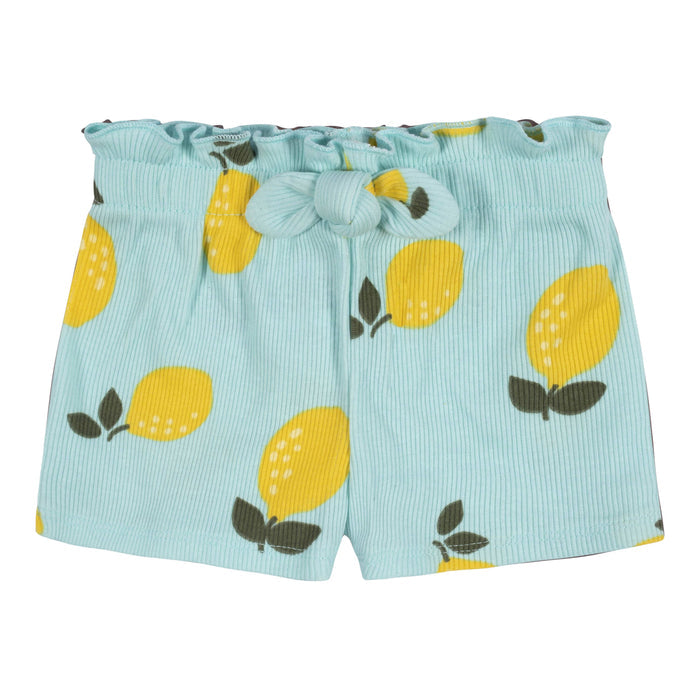 3-Pack Baby & Toddler Girls Picnic Day Dreams Pull-On Knit Shorts-Gerber Childrenswear
