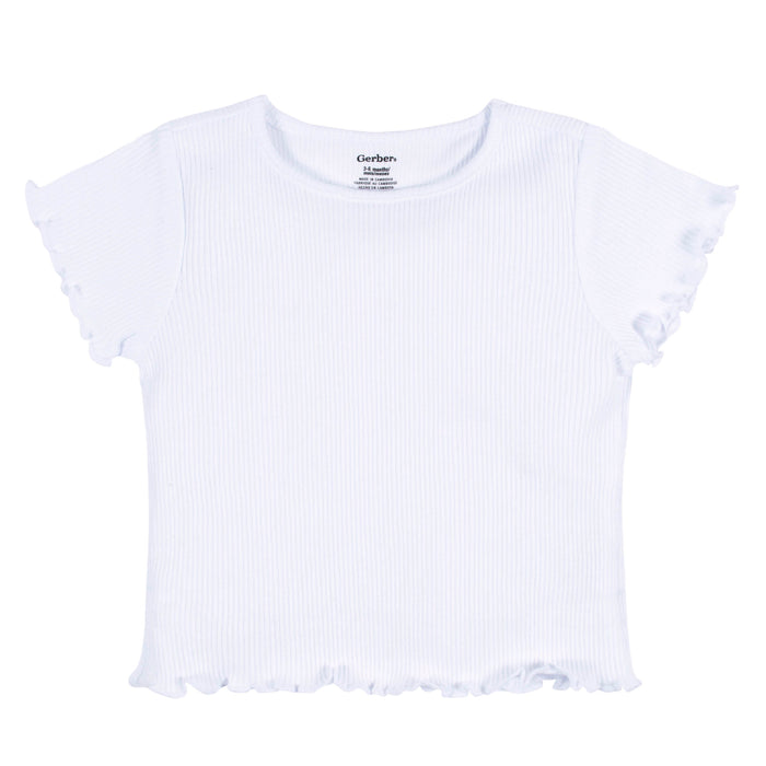 3-Pack Baby & Toddler Girls Sweet Florals Short Sleeve Tees-Gerber Childrenswear