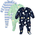 3-Pack Baby & Toddler Neutral Playtime Footed Fleece Pajamas Sleepwear Gerber®