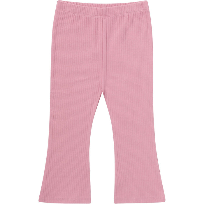 3-Pack Infant & Toddler Girls Gray and Pink Textured Flare Leggings bottoms Gerber®