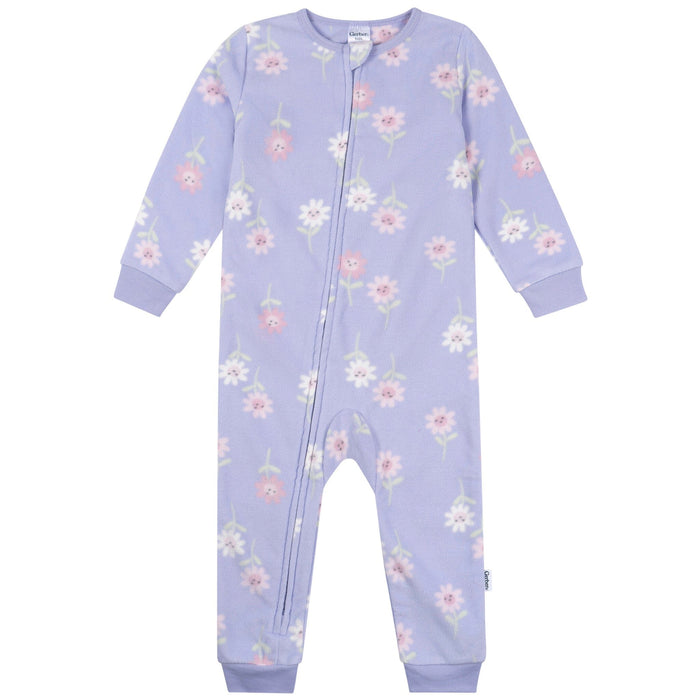 3-Pack Baby & Toddler Girls Princess Footless Fleece Pajamas Sleepwear Gerber®