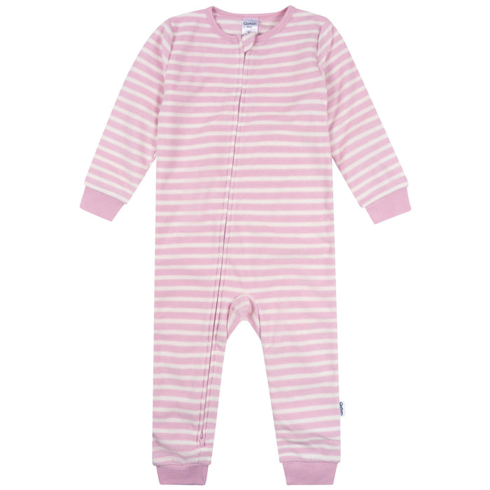 3-Pack Baby & Toddler Girls Princess Footless Fleece Pajamas Sleepwear Gerber®