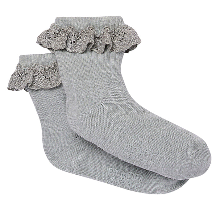 3-Pack Toddler Girls Neutral Lace Socks socks modern moments™ by Gerber®