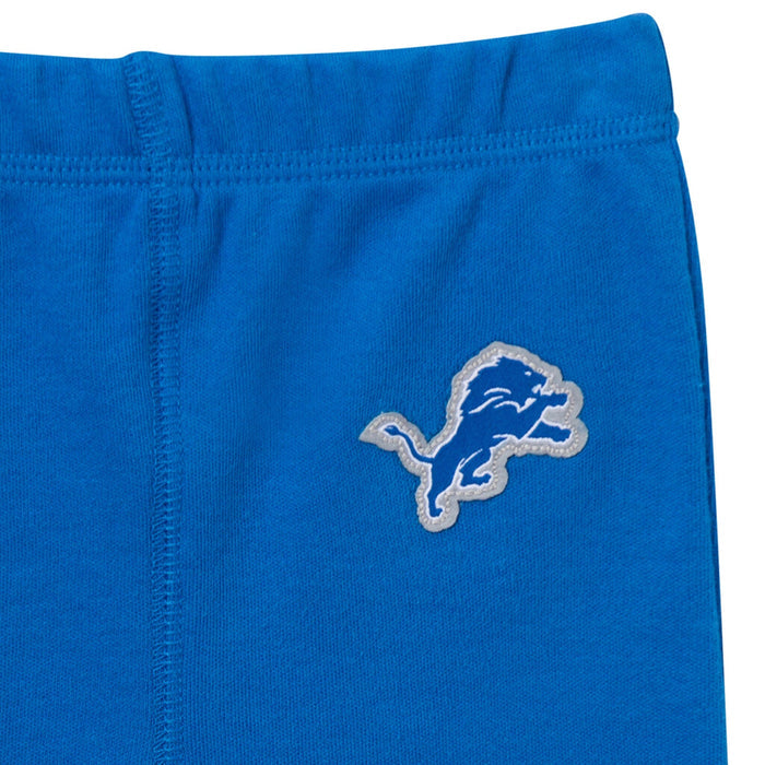 3-Piece Baby Boys Detroit Lions Bodysuit, Active Pant and Cap Outfits & Sets NFL
